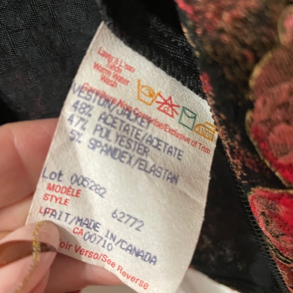 EUC Joseph Ribkoff Zip up Jacket Size 12 - Picture 4 of 10